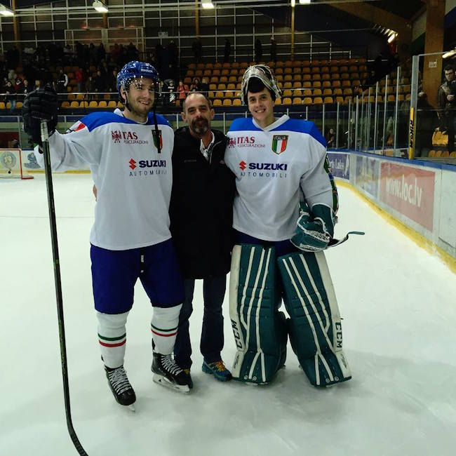 Alex Gellert con Cesare Apollonio e Alex Caffi